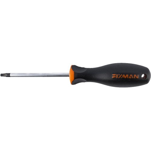 FIXMAN S/DRIVER TORX  T25  6X100MM CRV WITH ERGONOMIC HANDLE