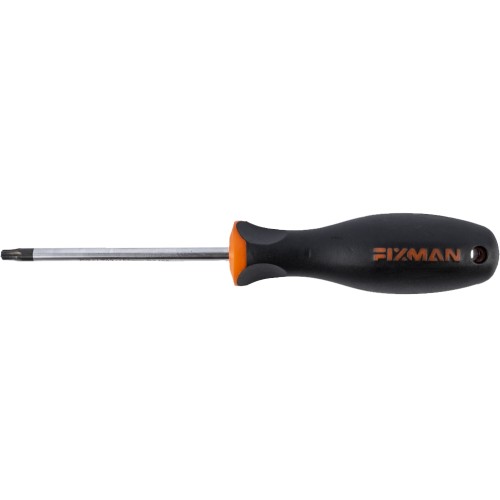 FIXMAN S/DRIVER TORX  T27  6X100MM CRV WITH ERGONOMIC HANDLE