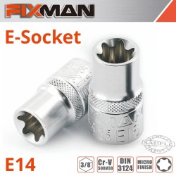 FIXMAN 3/8" DRIVE E-SOCKET 6 POINT E14
