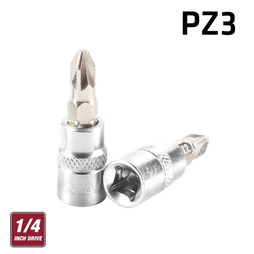 FIXMAN 1/4" DR.BIT SOCKET PZ3 POZI SCREWDRIVER BIT