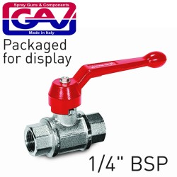 QUICK BALL TAP 1/4"X 1/4"F-F PACKAGED