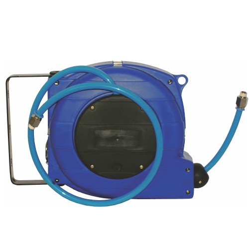 AIR HOSE REEL 9M X 8MM PU HOSE WALL MOUNTED IN PLASTIC CASE AIR HOSE REEL 9M X 8MM PU HOSE WALL MOUNTED IN PLASTIC CASE