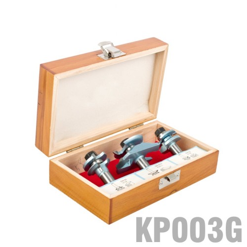 RAISED PANEL SET 3PC ROMAN OGEE STILE 1/2" SHANK WOODEN B