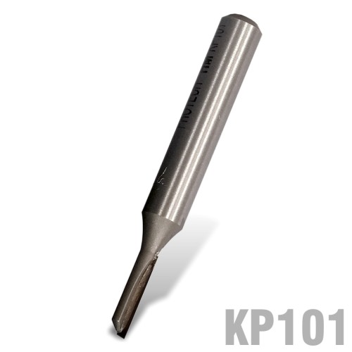 STRAIGHT BIT SINGLE FLUTE 1/8" X 1/2" CUT 1/4" SHANK