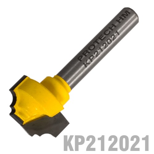 CLASSICAL PATTERN PLUNGE CUTTING FLAT BOTTOM 3/4" X 7/16"  1/4" SHANK