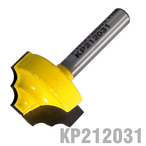 CLASSICAL PATTERN PLUNGE CUTTING FLAT BOTTOM 1" X5/8"  1/4" SHANK