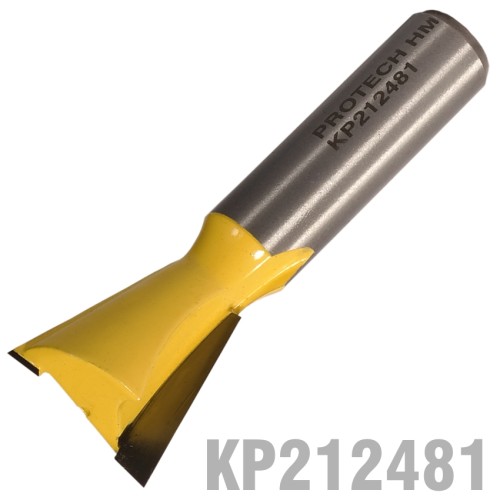 DOVETAIL BIT 7/8" (22.22MM) X 1/2" 1/2" SHANK