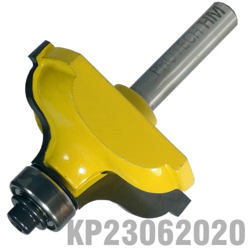 QUIRK TOPPED OGEE 1 5/8" X 11/16"  RADIUS 1/4" 1/4"SHANK.