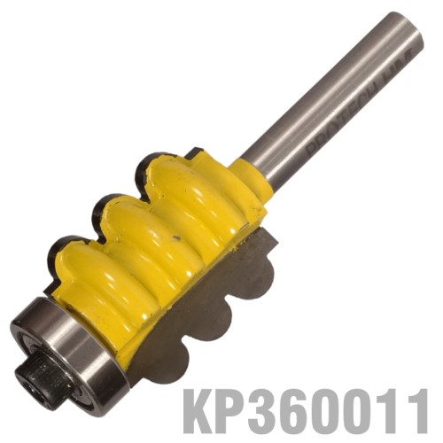 TRIPLE FLUTE BIT 7/8" X 1" TWO FLUTES 1/4" SHANK TRIPLE FLUTE BIT 7/8" X 1" TWO FLUTES 1/4" SHANK