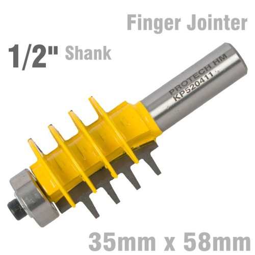 ECONOMY FINGER JOINTER 35MM X 58MM  1/2" SHANK