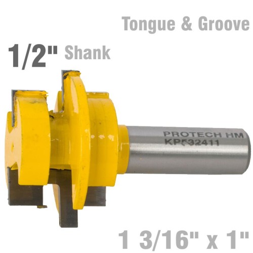 TONGUE & GROOVE - PARALLEL 1 3/16" X 1" 1/2" SHANK