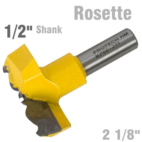 ROSETTE BIT 54MM (2 1/8"CUTTING DIAMETER) 1/2" SHANK 601201