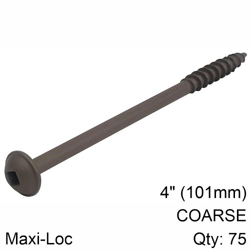 KREG HD PROTEC-KOTE POCKET-HOLE SCREWS - 101MM / 4.00", COARSE-THREAD