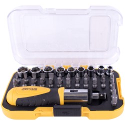 SCREWDRIVER RATCHET BIT SET 37PC SCREWDRIVER RATCHET BIT SET 37PC