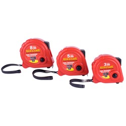 MEASURING TAPE SET 3PC IN PLASTIC CASING ( 3M & 5M & 8M) MEASURING TAPE SET 3PC IN PLASTIC CASING ( 3M & 5M & 8M)