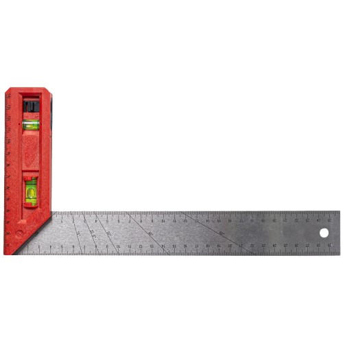 TRY SQUARE 300MM X 150MM WITH LEVEL & PLUMB VIAL