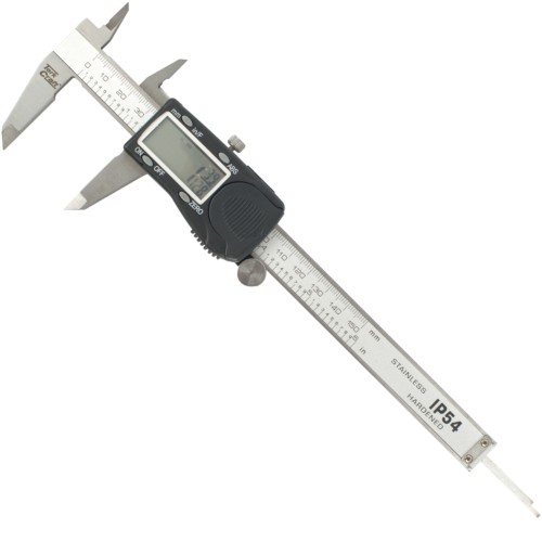 VERNIER DIGITAL 150MM S/STEEL 0.01MM ACC. ABS FUNC. IP54 METRIC / INCH VERNIER DIGITAL 150MM S/STEEL 0.01MM ACC. ABS FUNC. IP54 METRIC / INCH