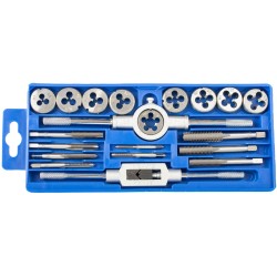 TAP & DIE SET 20PCE IN PLASTIC CASE TAP & DIE SET 20PCE IN PLASTIC CASE