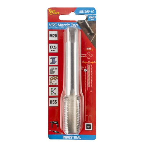 TAP HSS 20MM X 2.5MM 1/CARD