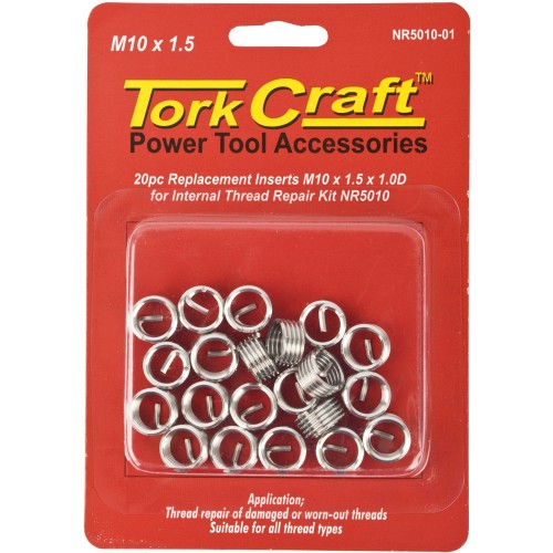 THREAD REPAIR KIT M10 X 1.5 X 1.0D REPL. INSERTS FOR NR5010