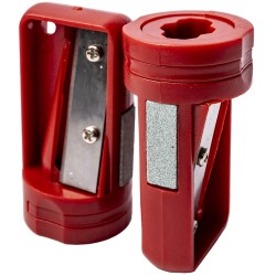 CARPENTERS PENCIL SHARPENER 2PC CARPENTERS PENCIL SHARPENER 2PC