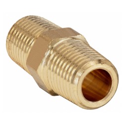 NIPPLE BRASS 3/8X3/8 M/M NIPPLE BRASS 3/8X3/8 M/M