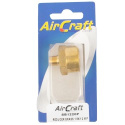 REDUCER BRASS 1/8X1/2 M/F 1PC PACK REDUCER BRASS 1/8X1/2 M/F 1PC PACK