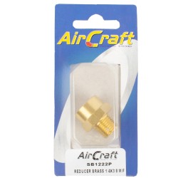 REDUCER BRASS 1/4X3/8 M/F 1PC PACK REDUCER BRASS 1/4X3/8 M/F 1PC PACK