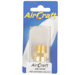 REDUCER BRASS 3/8X3/8 M/F 1PC PACK REDUCER BRASS 3/8X3/8 M/F 1PC PACK