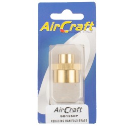 REDUCING MANIFOLD BRASS 1/4X1/2 F/F 1PC PACK REDUCING MANIFOLD BRASS 1/4X1/2 F/F 1PC PACK