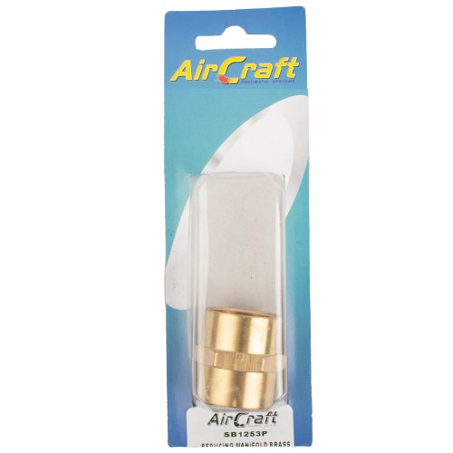 REDUCING MANIFOLD BRASS 3/4X3/4 F/F 1PC PACK