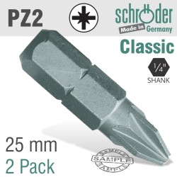 POZI.NO.2X25MM CLASSIC BIT 2CD POZI.NO.2X25MM CLASSIC BIT 2CD