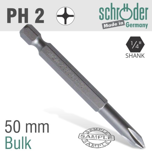 PHILLIPS NO.2 X 50MM CLASSIC POWER BIT