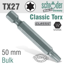 TORX TX27 CLASSIC POWER BIT 50MM BULK TORX TX27 CLASSIC POWER BIT 50MM BULK