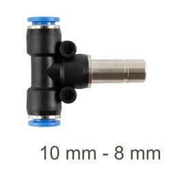 RED. INSERT T-JOINT PU 10MM - 8MM RED. INSERT T-JOINT PU 10MM - 8MM