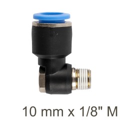 SWIVEL ELBOW PU 10MM X 1/8" M SWIVEL ELBOW PU 10MM X 1/8" M