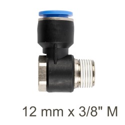SWIVEL ELBOW PU 12MM X 3/8" M SWIVEL ELBOW PU 12MM X 3/8" M