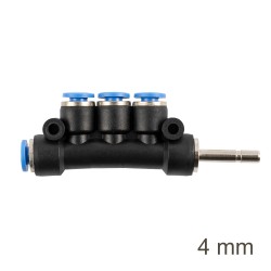 INSERT MANIFOLD SIDE 4-PORT PU 4MM INSERT MANIFOLD SIDE 4-PORT PU 4MM