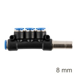 INSERT MANIFOLD SIDE 4-PORT PU 8MM INSERT MANIFOLD SIDE 4-PORT PU 8MM