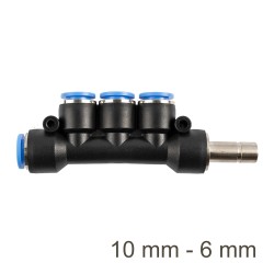 RED. INSERT MANIFOLD SIDE 4-PORT PU 10MM - 6MM RED. INSERT MANIFOLD SIDE 4-PORT PU 10MM - 6MM