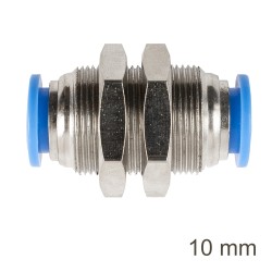 METAL BULKHEAD STR. CONNECTOR 10MM METAL BULKHEAD STR. CONNECTOR 10MM
