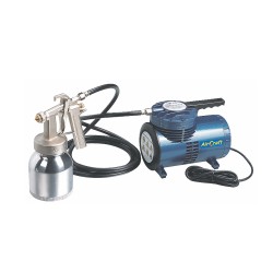 COMPRESSOR & LOW PRESSURE SPRAY GUN KIT WITH HOSE COMPRESSOR & LOW PRESSURE SPRAY GUN KIT WITH HOSE