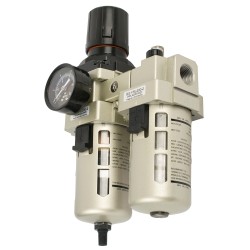 FILTER / REGULATOR / LUBRICATOR 1/2" WITH AUTO DRAIN (HEC4010-04D) FILTER / REGULATOR / LUBRICATOR 1/2" WITH AUTO DRAIN (HEC4010-04D)