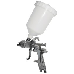 SPRAY GUN HVLP 1.7MM NOZZLE 600CC PLASTIC CUP SPRAY GUN HVLP 1.7MM NOZZLE 600CC PLASTIC CUP