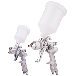 SPRAY GUN KIT SG H827 & SG H2000 COMBO WITH POLISHED BODY HVLP SPRAY GUN KIT SG H827 & SG H2000 COMBO WITH POLISHED BODY HVLP