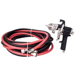 SPRAY GUN AND 7.5M HOSE FOR PAINT POTS NO CUP PQ2 2.2MM SPRAY GUN AND 7.5M HOSE FOR PAINT POTS NO CUP PQ2 2.2MM
