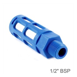 PLASTIC BREATHER SILENCER 1/2" M BLUE PLASTIC BREATHER SILENCER 1/2" M BLUE