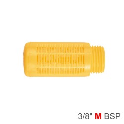 PLASTIC BREATHER SILENCER 3/8" M ORANGE PLASTIC BREATHER SILENCER 3/8" M ORANGE