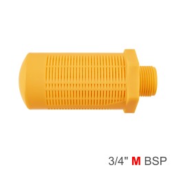 PLASTIC BREATHER SILENCER 3/4" M ORANGE PLASTIC BREATHER SILENCER 3/4" M ORANGE