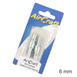 CONNECTOR ARO TYPE 6MM HOSETAIL 2PC PACK CONNECTOR ARO TYPE 6MM HOSETAIL 2PC PACK